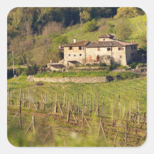 Sticker Carré Aschuito, une ferme qui accueille les clients,