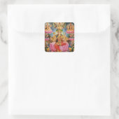 Sticker Carré Ashtalakshmi - Huit formes de Lakshmi (Sac)