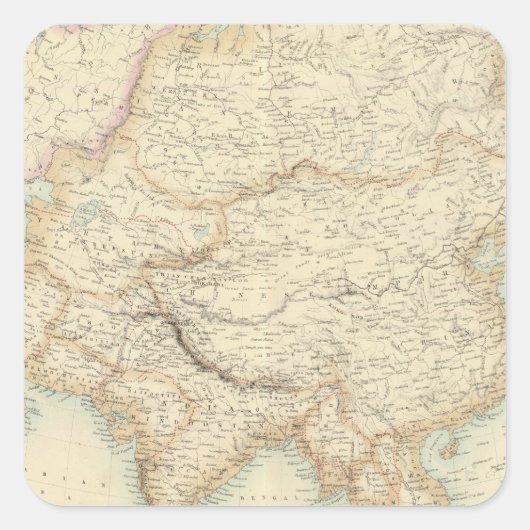 Sticker Carré Asie 10 (Devant)