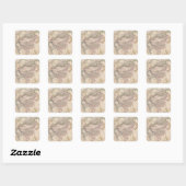 Sticker Carré Asie 27 (Feuille)