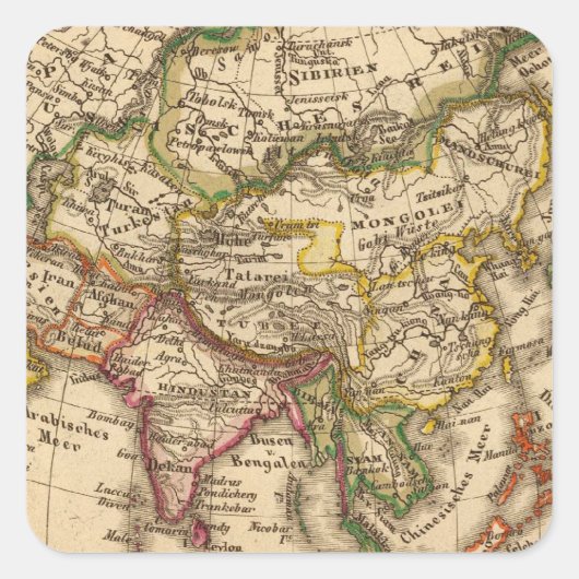 Sticker Carré Asie 3 (Devant)