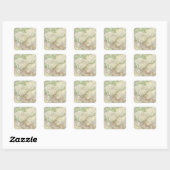 Sticker Carré Asie 37 (Feuille)