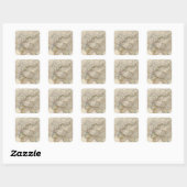 Sticker Carré Asie 41 (Feuille)