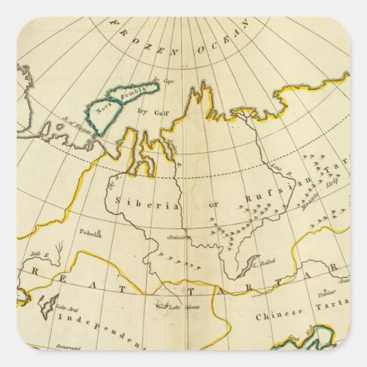 Sticker Carré Asie 7 (Devant)