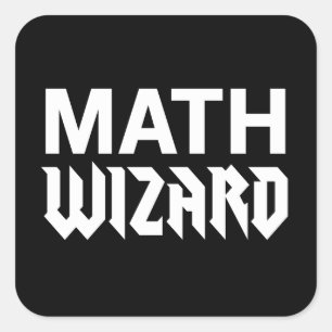Sticker Carré Assistant Mathématiques