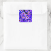 Sticker Carré Aster Garden dans Full Bloom (Sac)