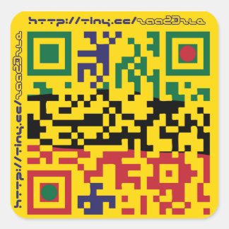 Sticker Carré astrastudios QRcode