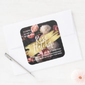 Sticker Carré Atelier de fleurs Black Gold (Enveloppe)