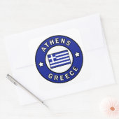 Sticker Carré Athènes Grèce (Enveloppe)