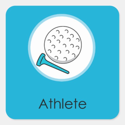 Sticker Carré Athlète d'anniversaire de Coréen de Doljabi (Devant)