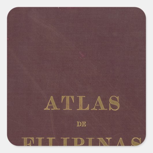 Sticker Carré Atlas des Philippines (Devant)