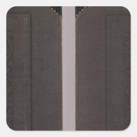 Sticker Carré Atlas du Comté de Fresno (Devant)