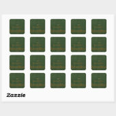 Sticker Carré Atlas indexé (Feuille)