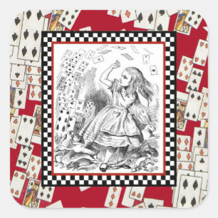 Sticker Carré Attaque de l'autocollant des Cartes 1