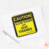 Sticker Carré Attention (Enveloppe)