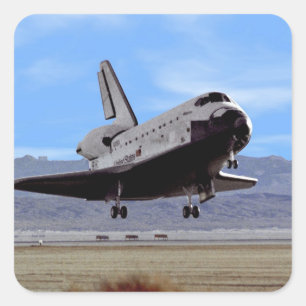 Sticker Carré Atterrissage de la navette spatiale Atlantis de la