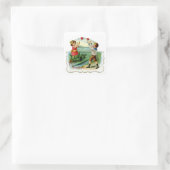 Sticker Carré Attraper mon coeur (Sac)