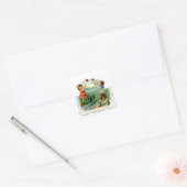 Sticker Carré Attraper mon coeur (Enveloppe)