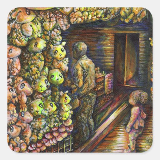 Sticker Carré Au nord du cirque (Devant)