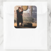 Sticker Carré Au Revoir (Sac)