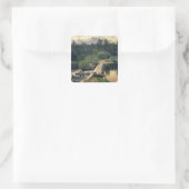 Sticker Carré Au Shallow, 1892 (Sac)