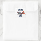Sticker Carré Auburn University Jeu Day (Sac)
