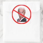 STICKER CARRÉ AUCUN BIDEN (Sac)