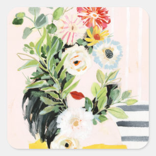 Sticker Carré Augmentez votre propre voie