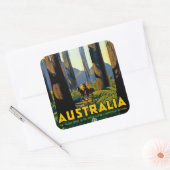 Sticker Carré Australie (Enveloppe)