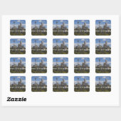 Sticker Carré Australie, Sydney, Potts Point. Horizon de Sydney. (Feuille)