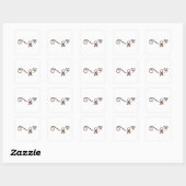 Sticker Carré Autisme (Feuille)