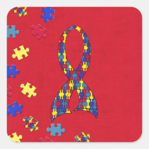 Sticker Carré Autisme