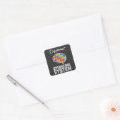 Sticker Carré Autisme Système d'exploitation différent Neurodive (Enveloppe)