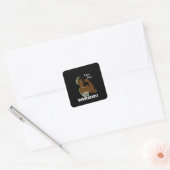 Sticker Carré Autistic | Mère Imbécile Puzzle Piece (Enveloppe)