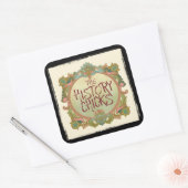 STICKER CARRÉ AUTOCOLLANTS! (Enveloppe)