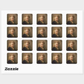 Sticker Carré Autoportrait, 1669 (Feuille)