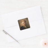 Sticker Carré Autoportrait, 1669 (Enveloppe)