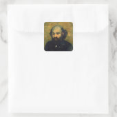 Sticker Carré Autoportrait, 1880-81 (Sac)