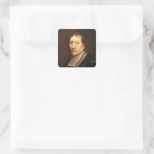 Sticker Carré Autoportrait, c.1672 (Sac)
