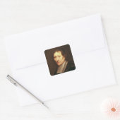 Sticker Carré Autoportrait, c.1672 (Enveloppe)