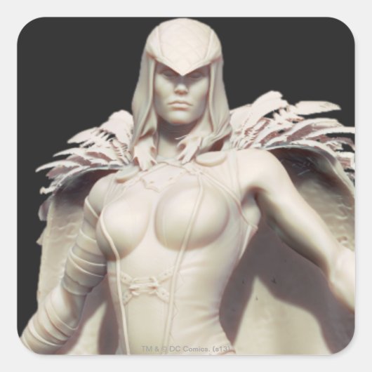 Sticker Carré Autre corbeau (Devant)