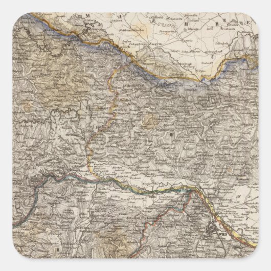 Sticker Carré Autriche 8 (Devant)