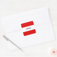 AUTRICHE : Drapeau de l'Autriche