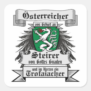 Sticker Carré Autriche Trofaiacher