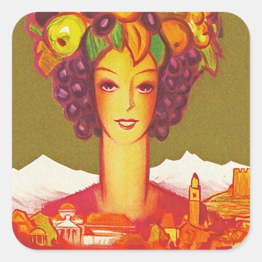 Sticker Carré Autunno a Merano (Devant)