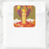 Sticker Carré Autunno a Merano (Sac)