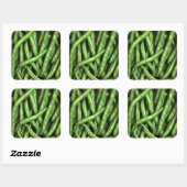 Sticker Carré aux haricots verts (Feuille)