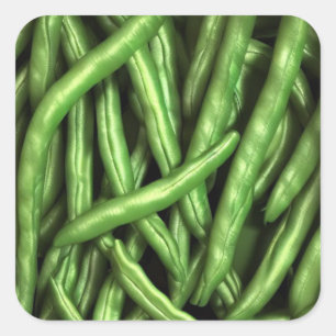 Sticker Carré aux haricots verts