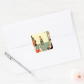 Sticker Carré Aux Vets de Norman Rockwell (Enveloppe)