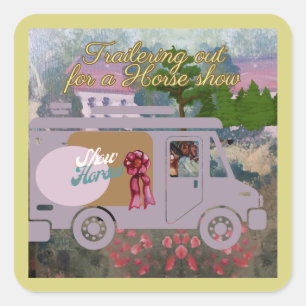 Sticker Carré avant-première pour un h show